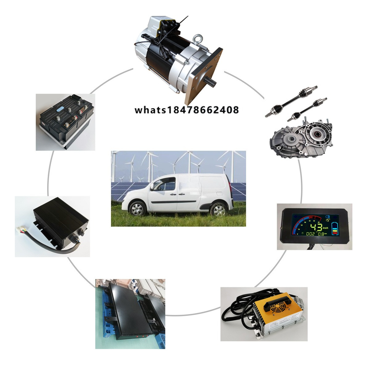 Ev Electric Motor Conversion Kit Car - 15kW Elektirikli Motor Car Electric Conversion