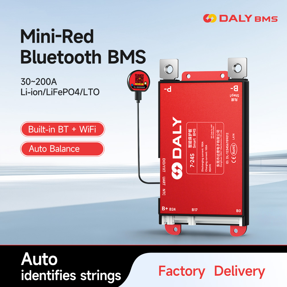 Smart Bms 24S 200A Bluetooth Lifepo4 - Daly Smart WIFI BMS 4S 7S