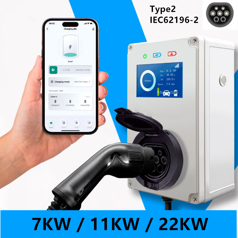 Ev Charger Type 2 22Kw 32A 3 Phase - Type 2 EV Charger 32A 7KW