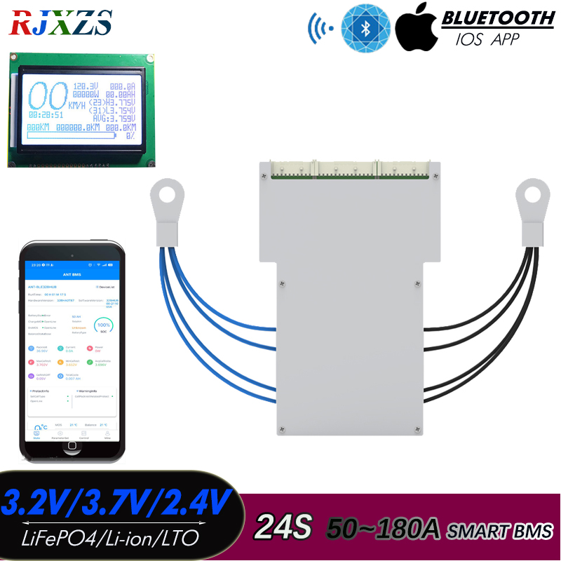 Smart Bms 24S 200A Bluetooth Lifepo4 - 8S to 20S 22S 24S SMART