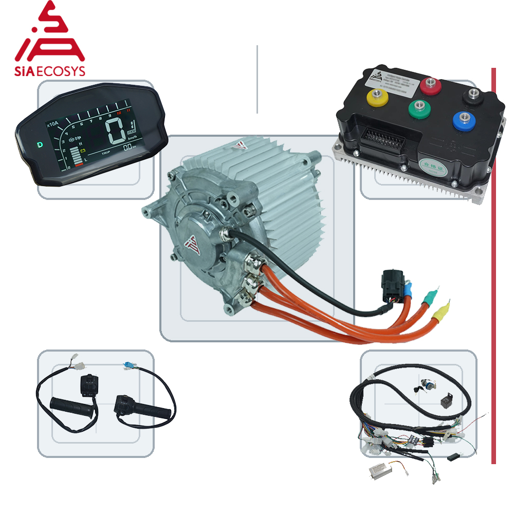 Mid Drive Motor Kit 72V 5000W - SiAECOSYS SIASZD142A-67 Mid Drive Motor Kit