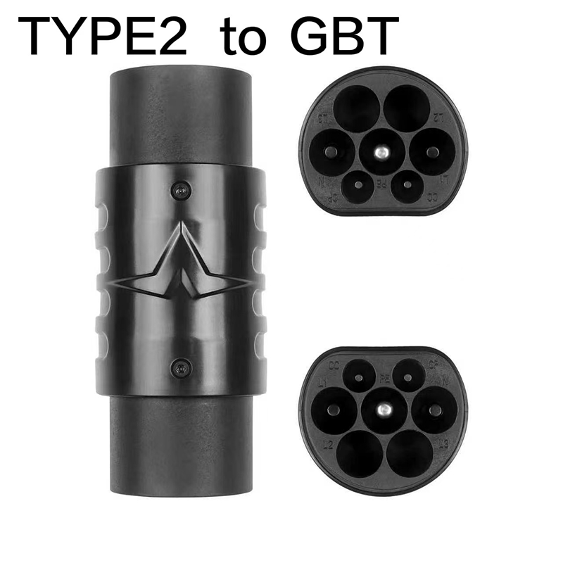 Ev Charger Type 2 22Kw 32A 3 Phase - Type 2 to GBT Adapter 32A