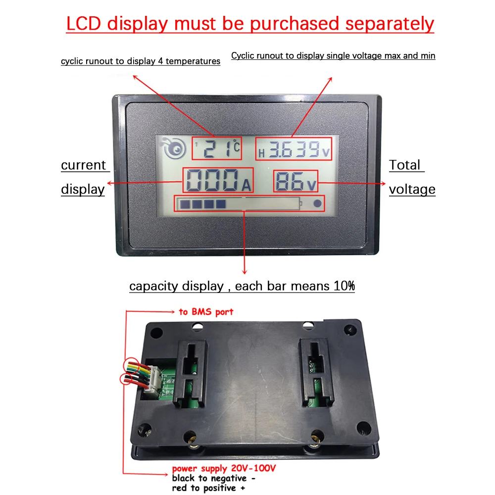 Smart Bluetooth BMS 10S ~ 24S  - Smart Bms 24S 200A Bluetooth Lifepo4 评论和价格
