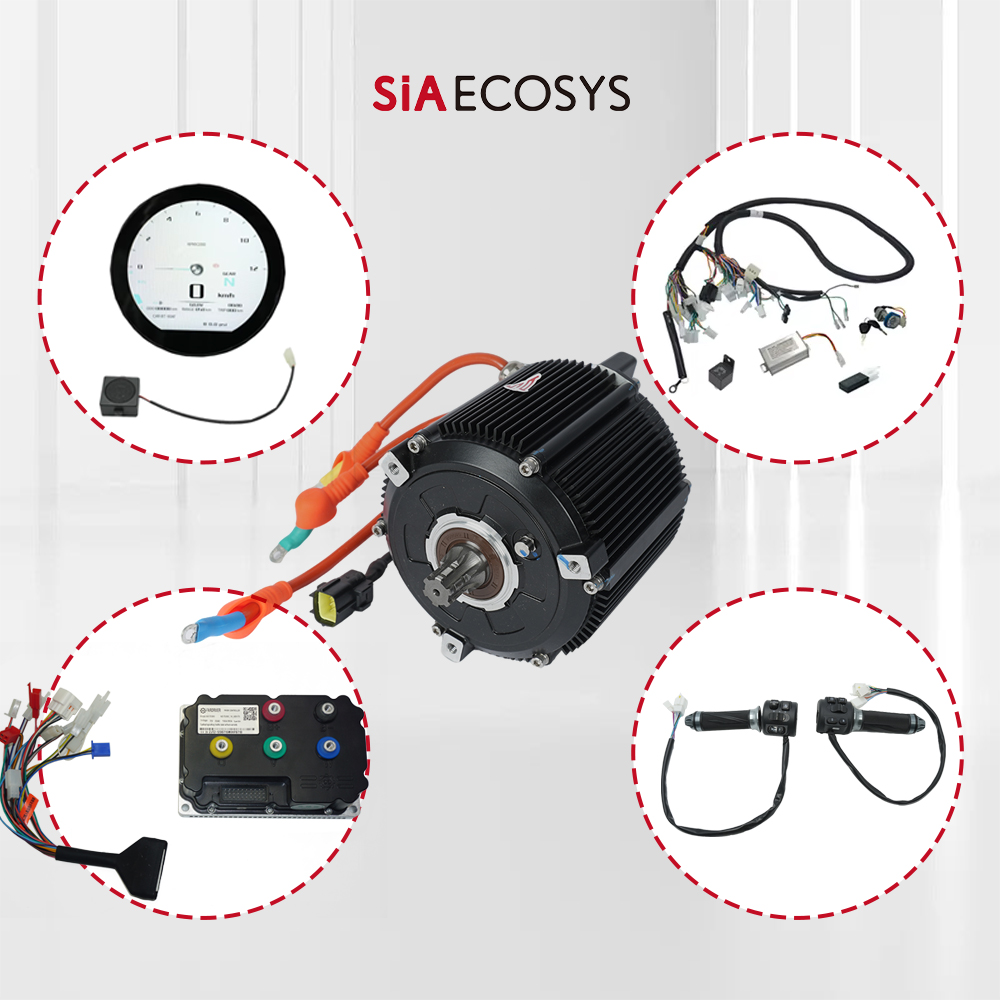 SiAECOSYS D133A-65 5000W 72V M - Mid Drive Motor Kit 72V 5000W 评论和价格