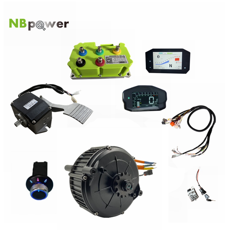 QSMOTOR 165 35H 5000W Mid-driv - Mid Drive Motor Kit 72V 5000W 评论和价格