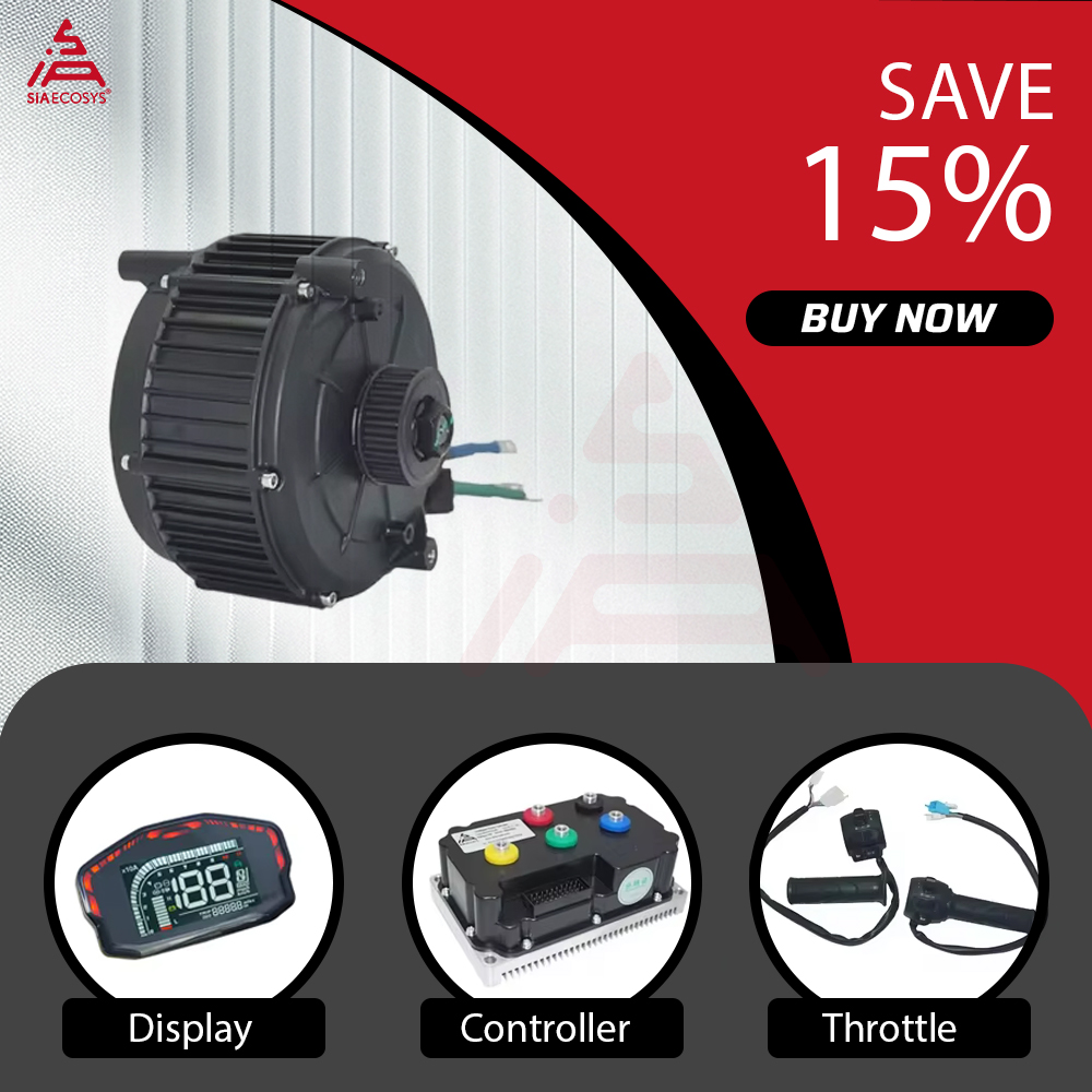 QSMOTOR QS165 V2 5000W 72V IPM - Mid Drive Motor Kit 72V 5000W 评论和价格