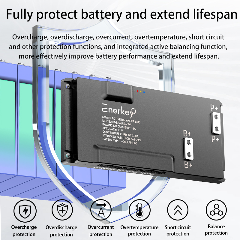 Enerkey Smart BMS 16S-24S 200A - Smart Bms 24S 200A Bluetooth Lifepo4 评论和价格