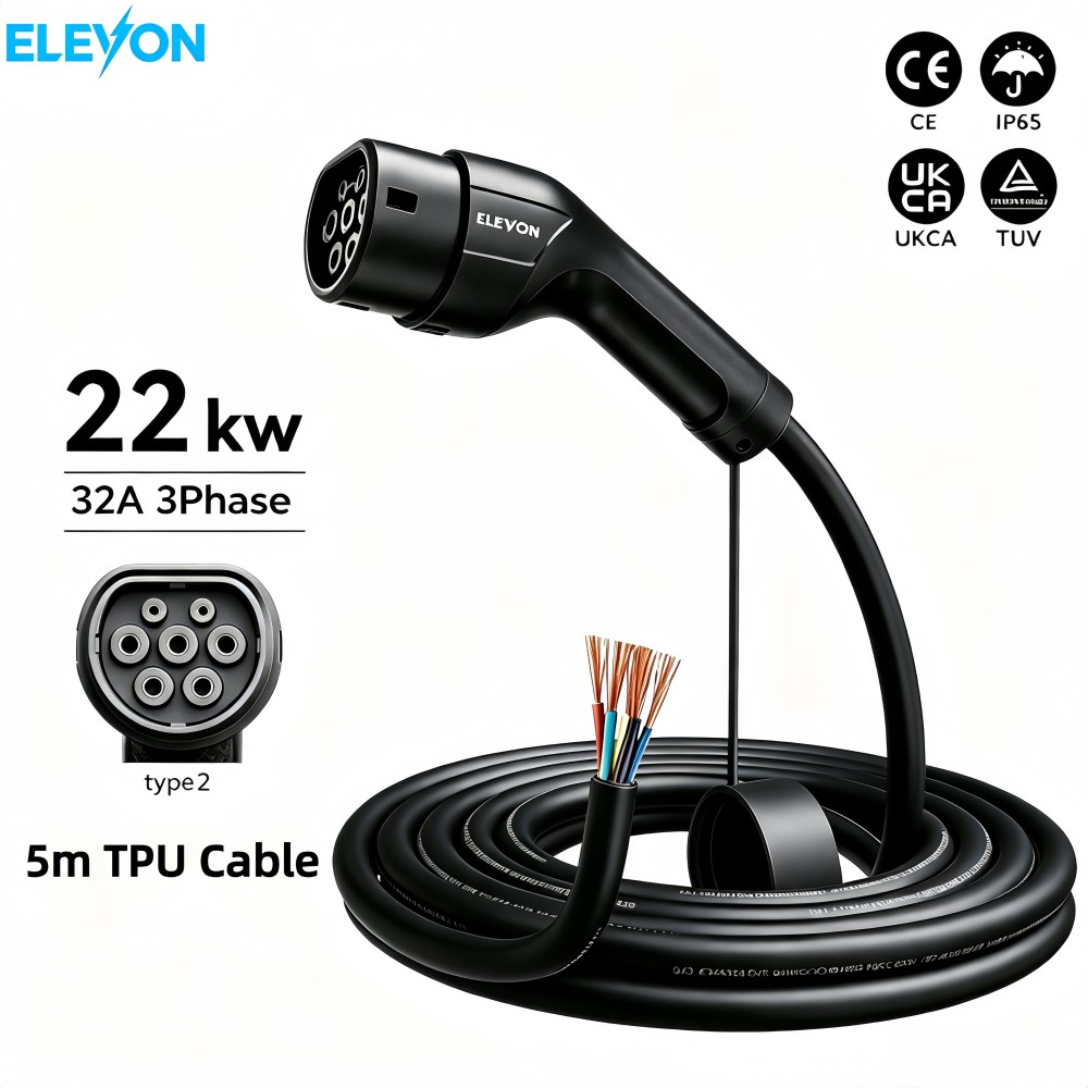 ELEVON EV Charger Type2 Female - Ev Charger Type 2 22Kw 32A 3 Phase 评论和价格