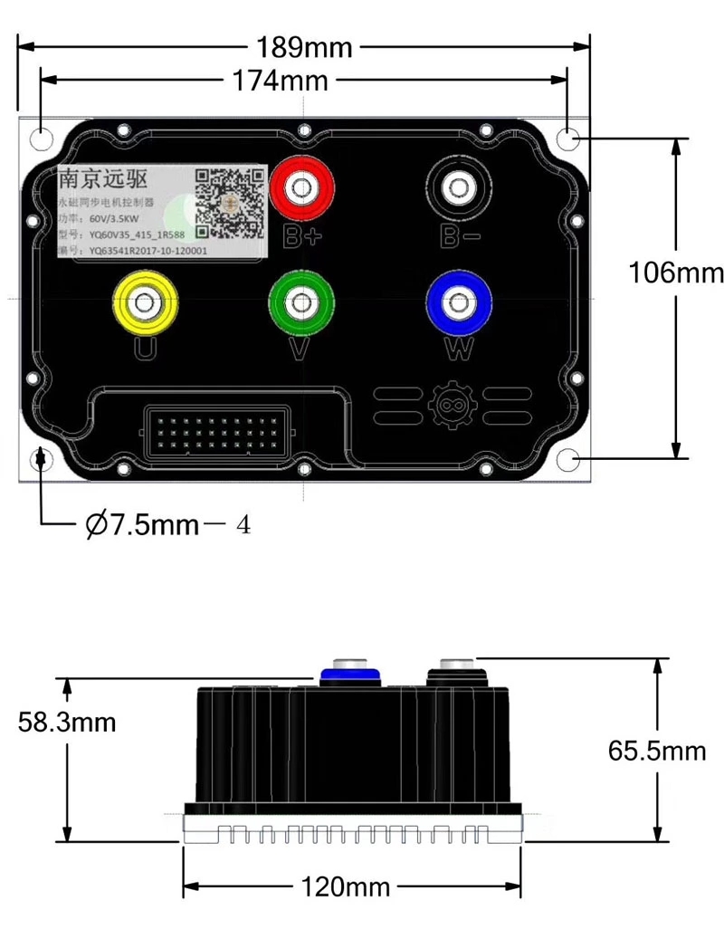 YuanQu FarDriver ND72850 ND848 - Fardriver Nd72850 Controller 评论和价格