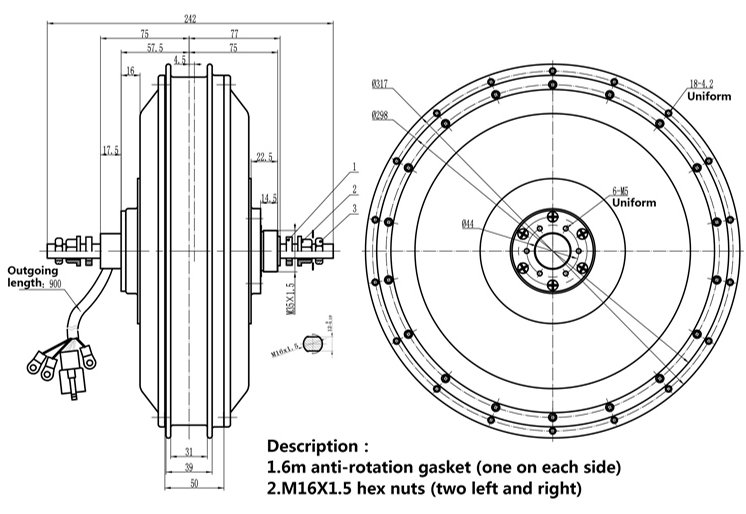 QS 273 V3 72v 8000W Ebike kit  - Qs Motor 273 8000W Hub Motor 评论和价格