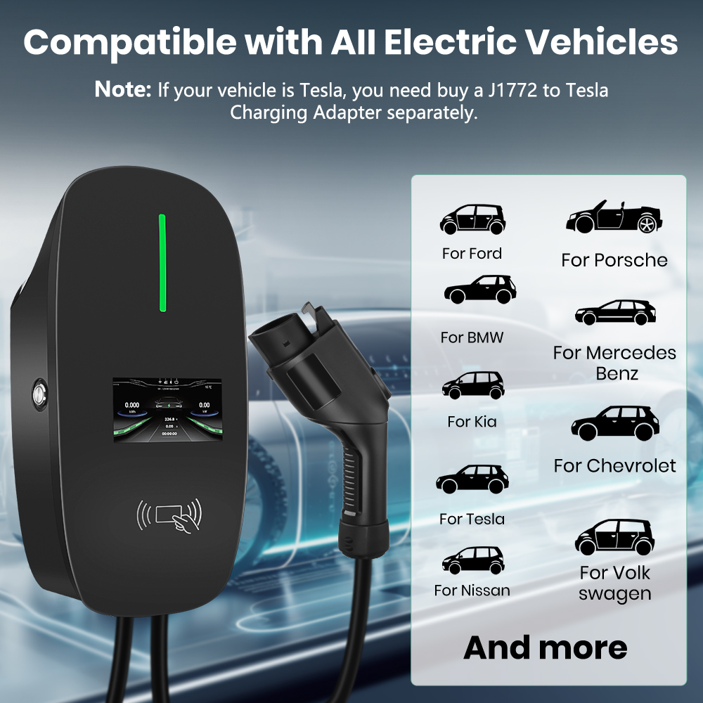 Junsun Level 2 EV Charger 48A  - J1772 Evse 32A Level 2 Charger 评论和价格