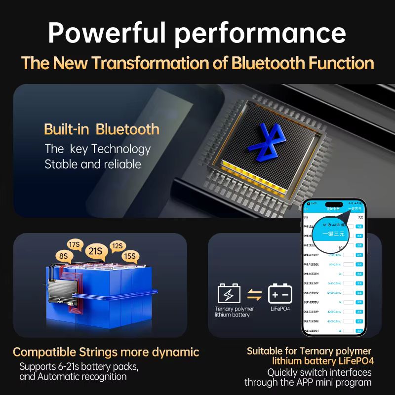 JBD BMS 16S 48V Lifepo4 200A I - Smart Bms 24S 200A Bluetooth Lifepo4 评论和价格
