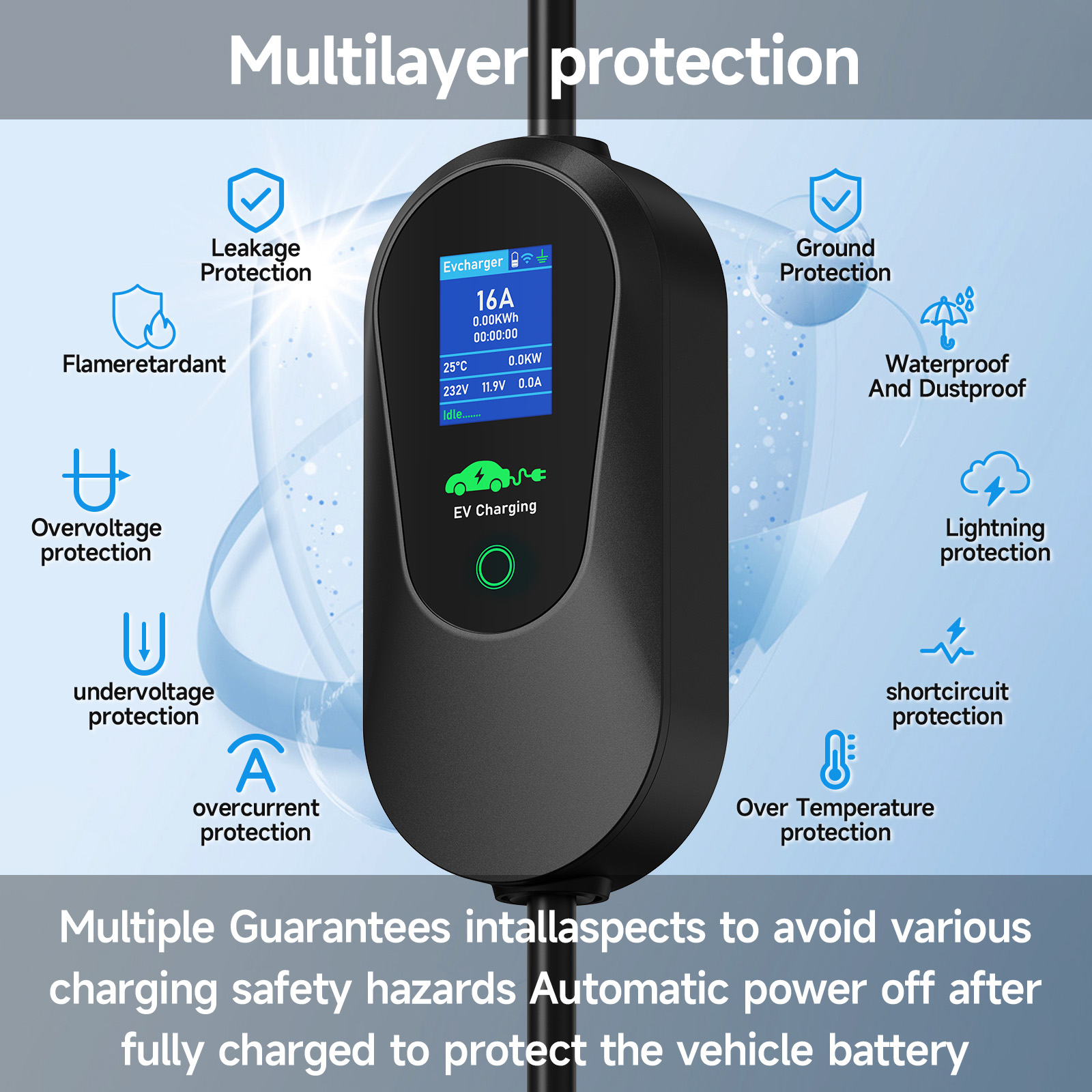 AFYEEV Type2 Portable EV Charg - Type 2 Portable Ev Charger 11Kw Cee 评论和价格