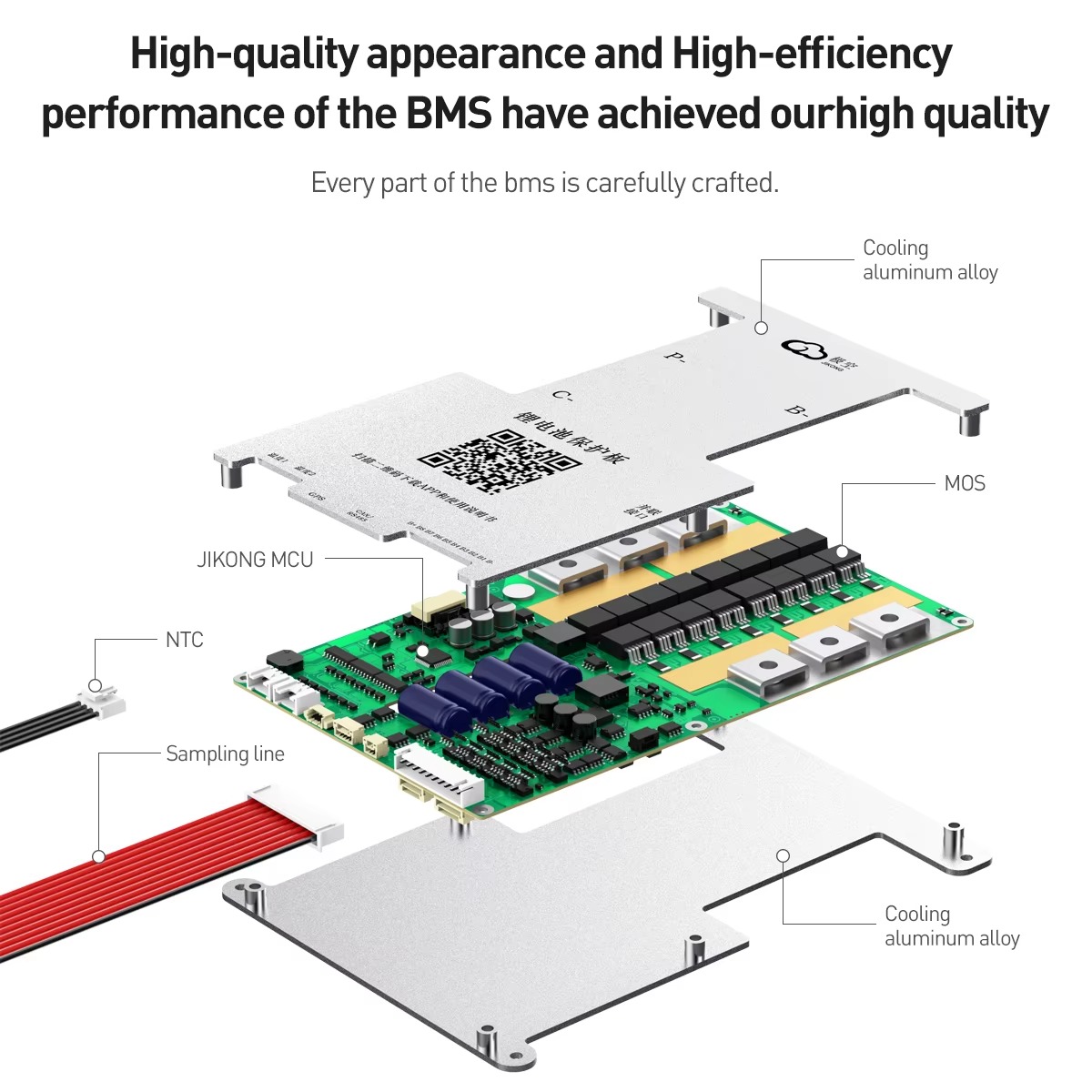 JIKONG JK-B2A24S30P Smart BMS  - Smart Bms 24S 200A Bluetooth Lifepo4 评论和价格