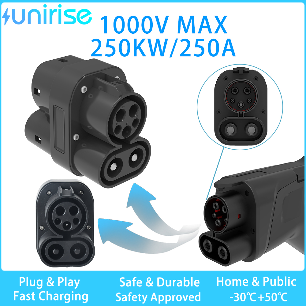 EV Charger Adapter CCS1 to CCS - Ccs2 Fast Charging Socket 250A 评论和价格