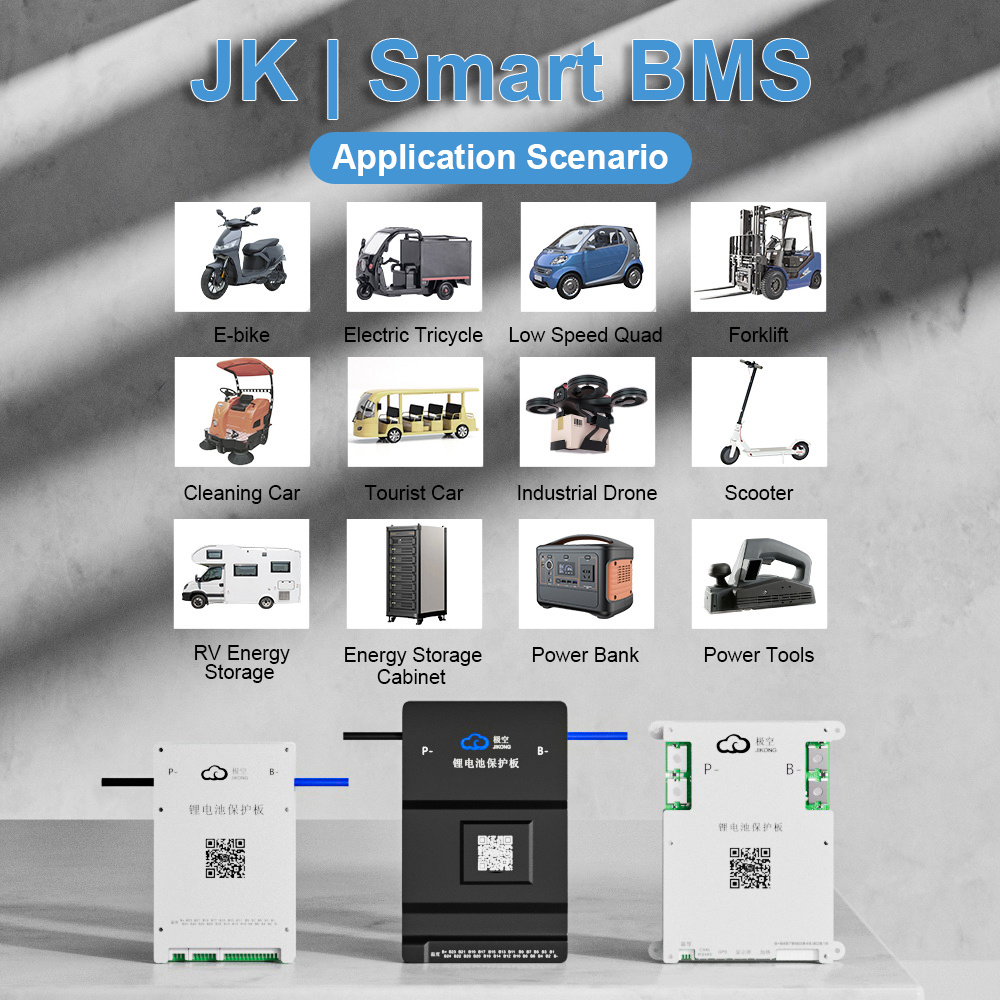 JK Smart BMS 4S-24S LiFePo4 Li - Smart Bms 24S 200A Bluetooth Lifepo4 评论和价格