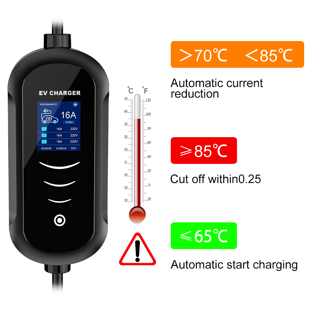 IPENGEN 11KW 16A 3 Phase EV Po - Type 2 Portable Ev Charger 11Kw Cee 评论和价格