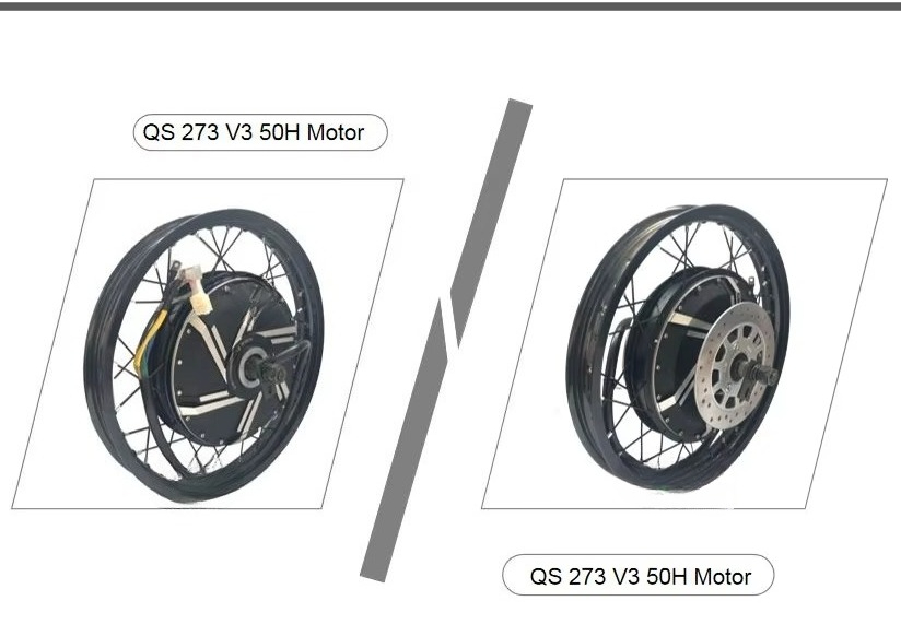 Electric Motorcycle  Motor Kit - Qs Motor 273 8000W Hub Motor 评论和价格