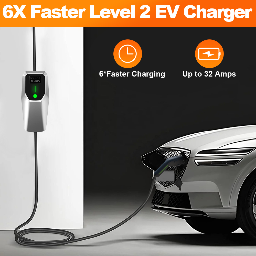 Junsun 32A Level 1&2 EV Charge - J1772 Evse 32A Level 2 Charger 评论和价格